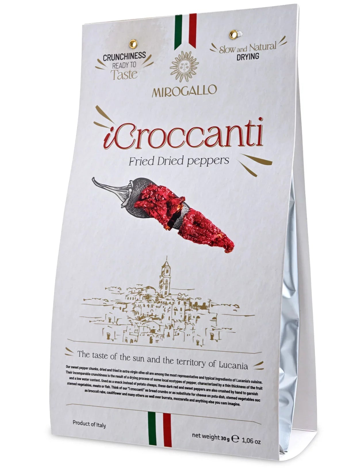 Croccanti Cruschi Peppers Produced by: Masseria Mirogallo in Basilicata, Italy